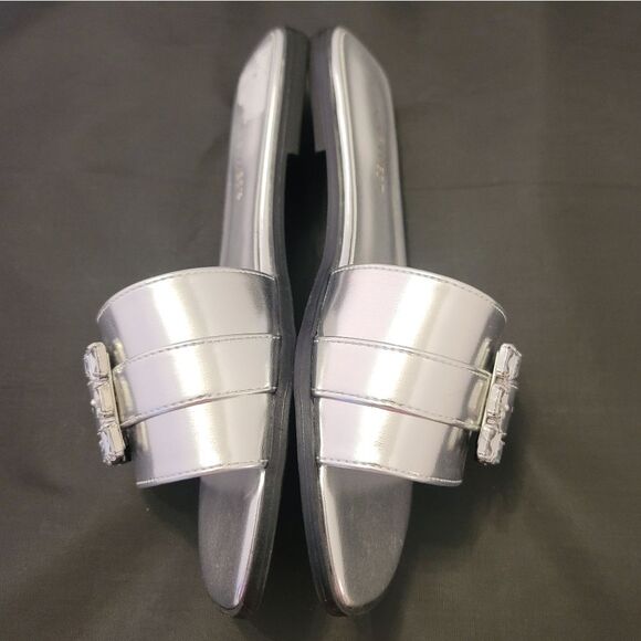 BRAND NEW NINE WEST SLIDE JEWEL MATTER DESIGN SANDAL R3 - Picture 7 of 16